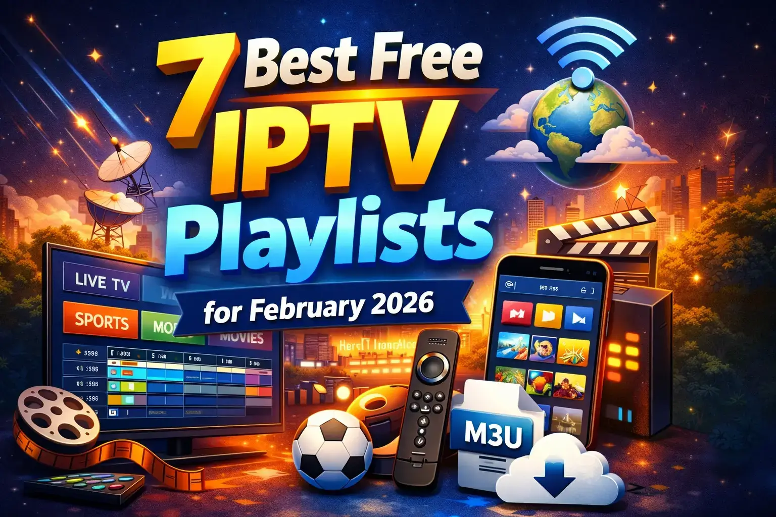 7 Best Free Popular IPTV Playlist Picks for (February 2026)