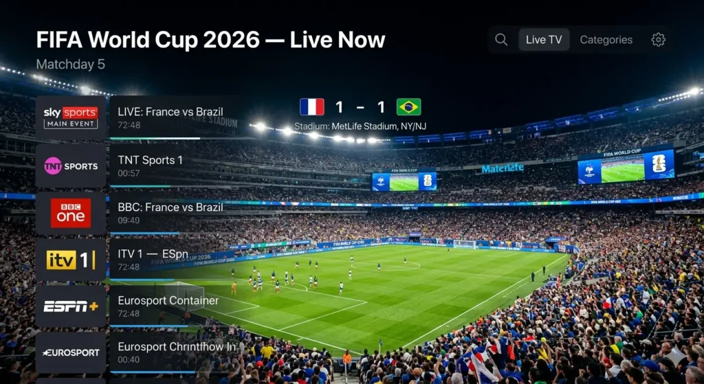 Best IPTV Services for FIFA World Cup 2026